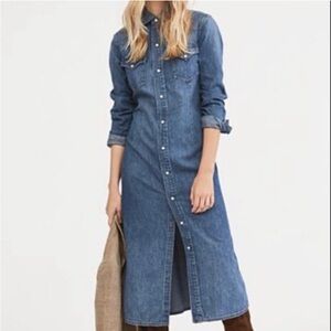 Polo Ralph Lauren Denim Western Style Dress Size XS